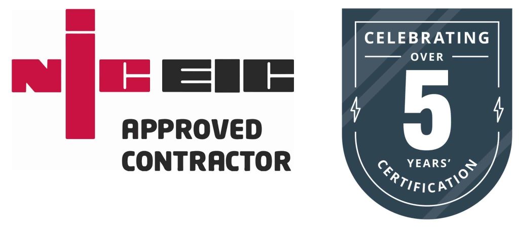 Celebrating 5 Years of NICEIC Certification! 1 21851 NICEIC Certified Business Anniversary Logo AC 5Years 1 2048x902 1 • Hailsham Chamber of Commerce